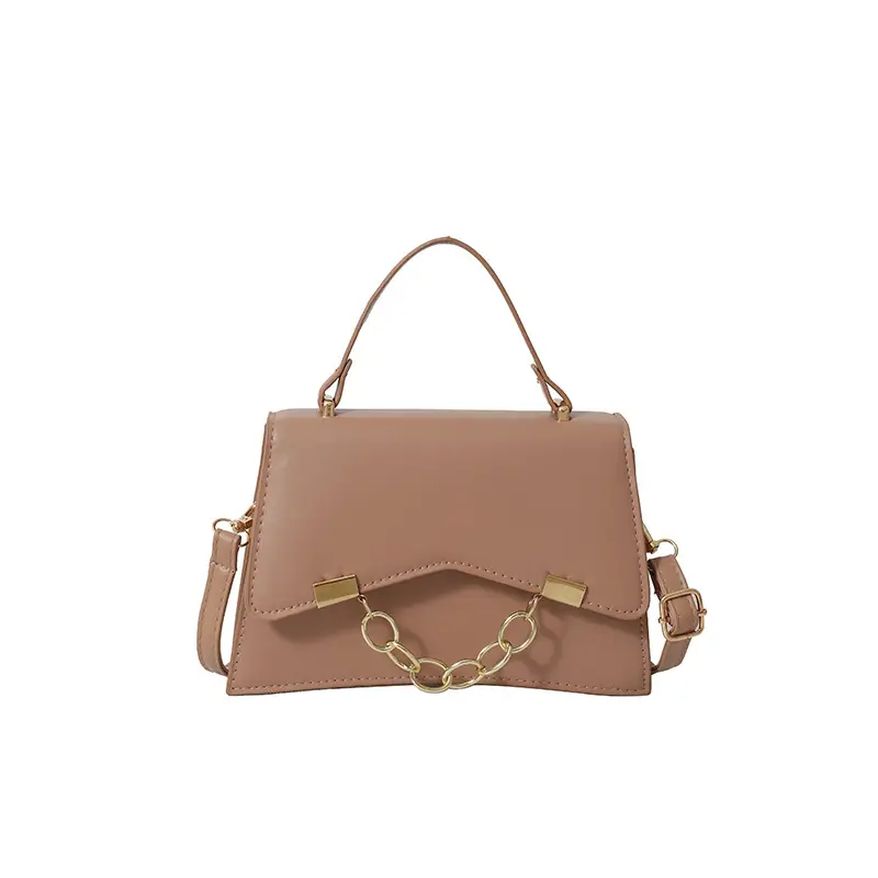 Women's 2025 Spring Box Bag with Chain Design - Image 2