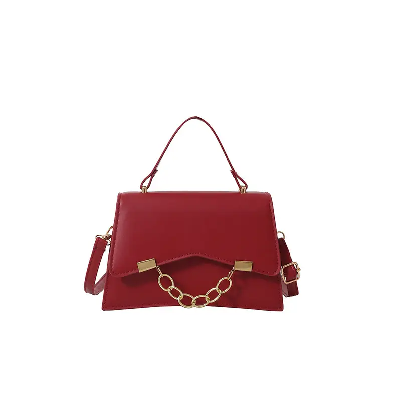Women's 2025 Spring Box Bag with Chain Design - Image 4