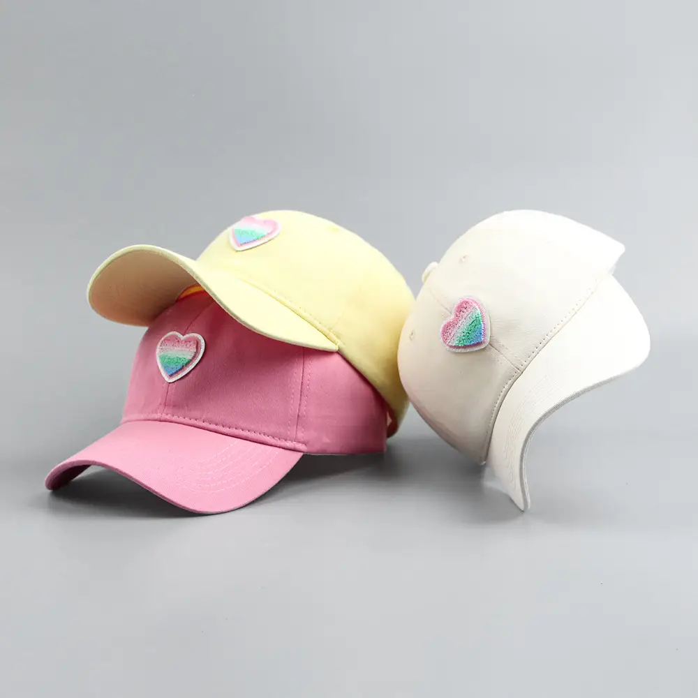 Women's Pink Heart Cap 2025 with Embroidery — feature 1