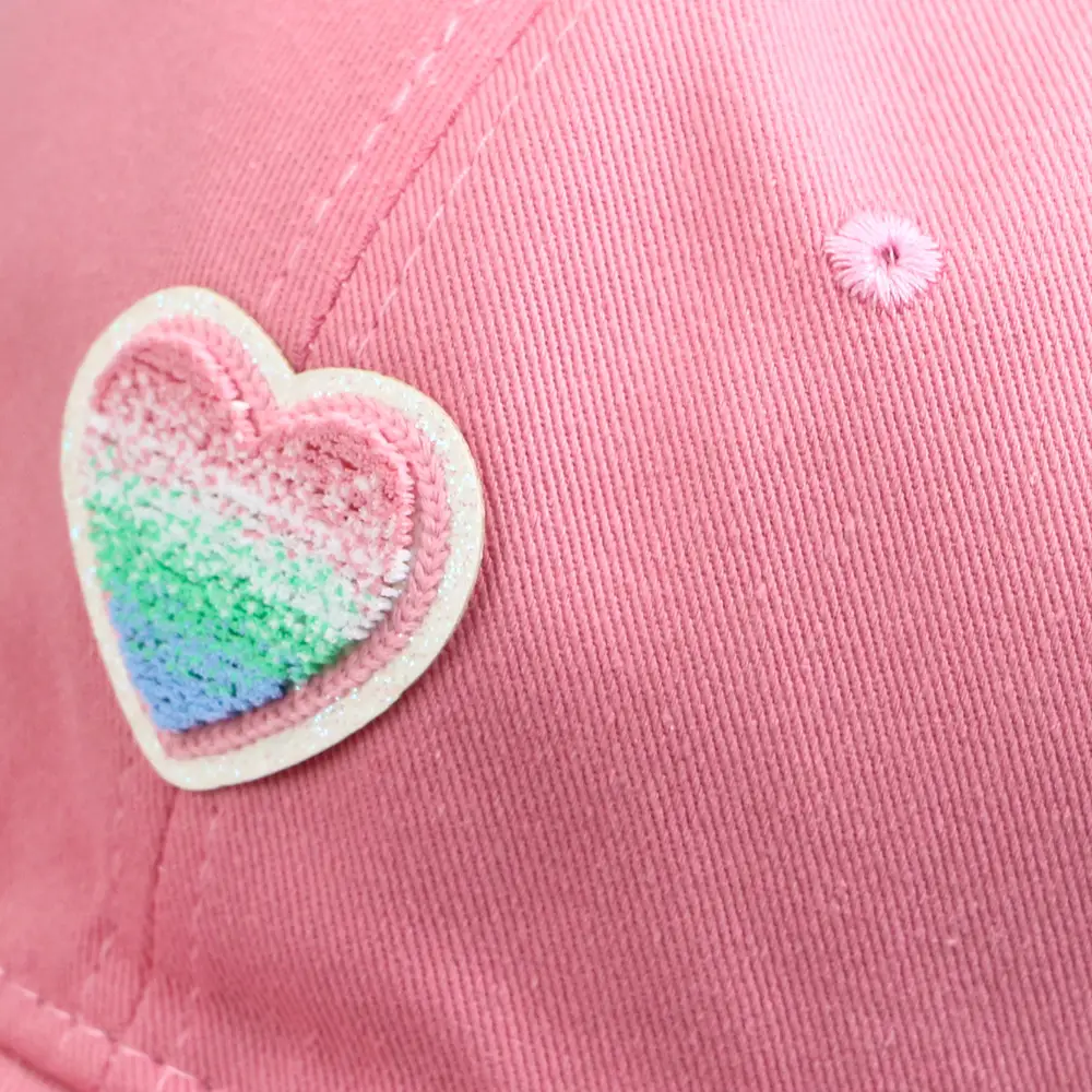 Women's Pink Heart Cap 2025 with Embroidery — feature 8
