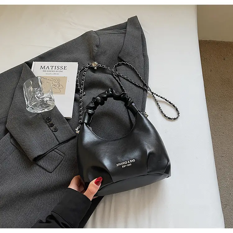 Women's Cream Chain Bag with Cloud Charm — feature 21