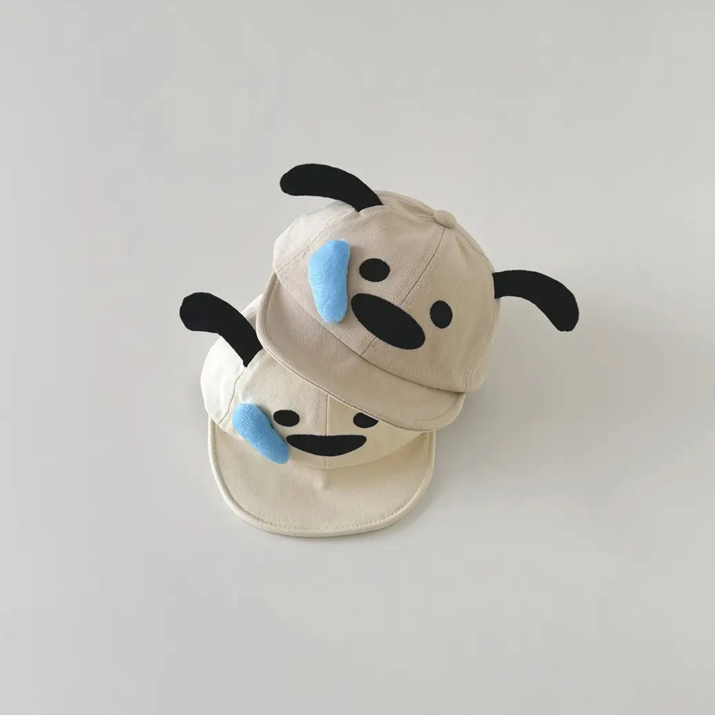 Cute Cartoon Pan Baby Hat for Boys Girls Sunscreen Cap