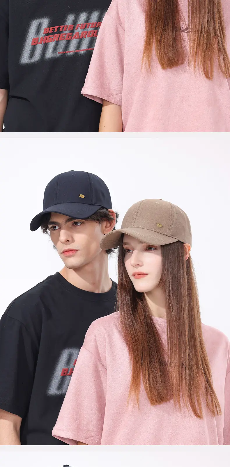 Men's Beige Baseball Cap Extra Large, Multi Color Optional — feature 10