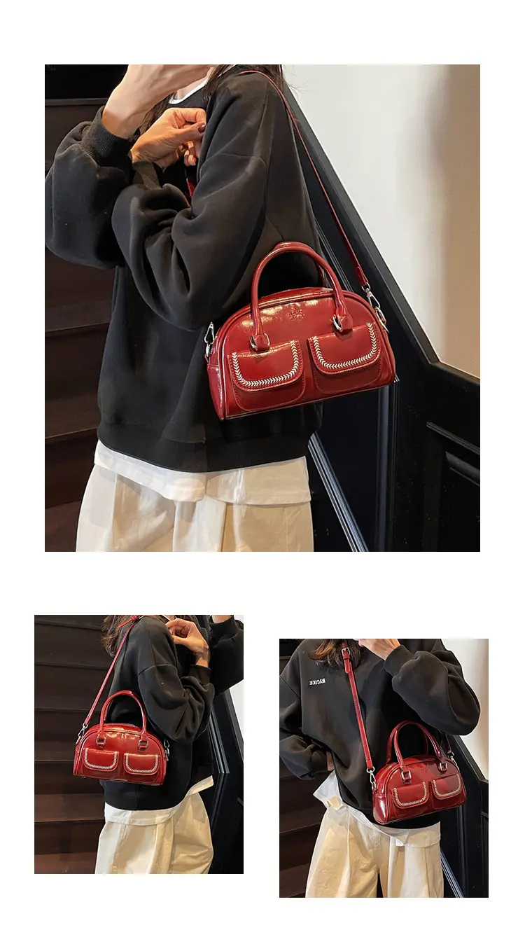 White Korean Style Shoulder Bag 2025 Fashion — feature 11