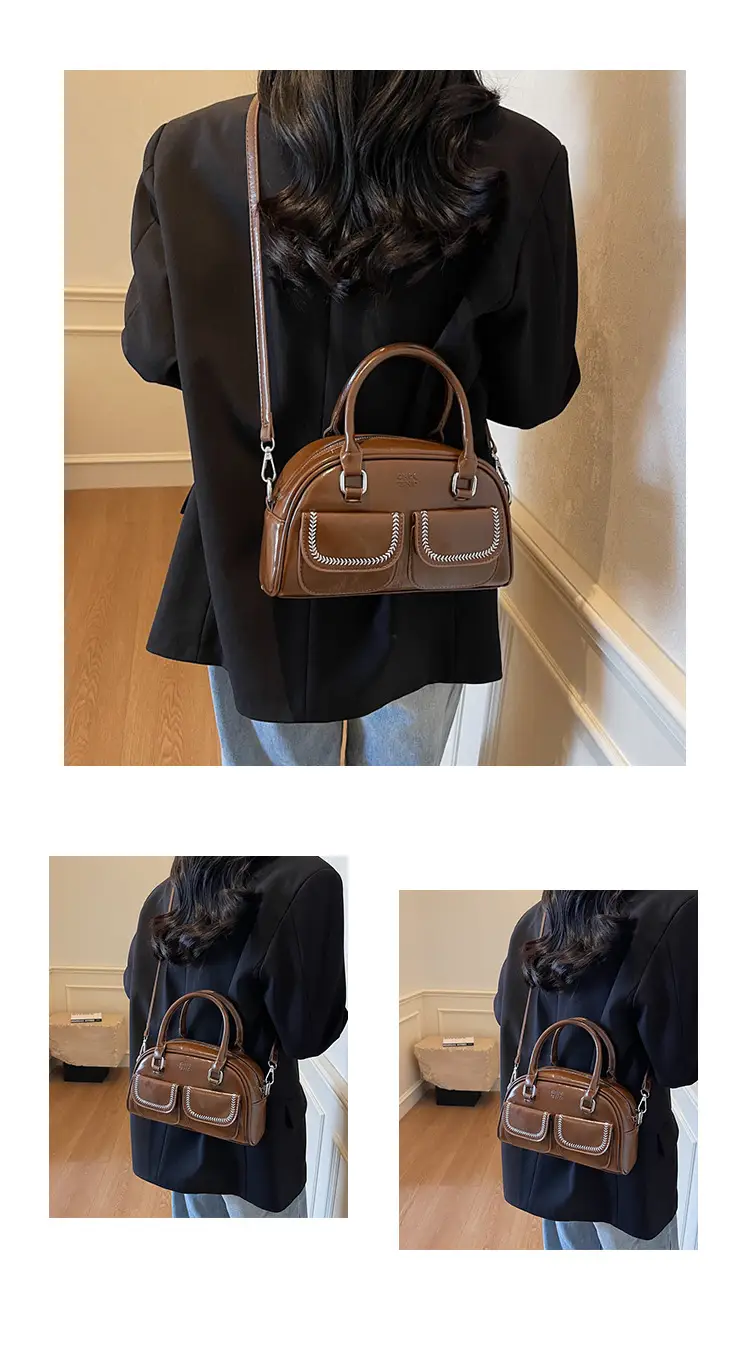 White Korean Style Shoulder Bag 2025 Fashion — feature 14