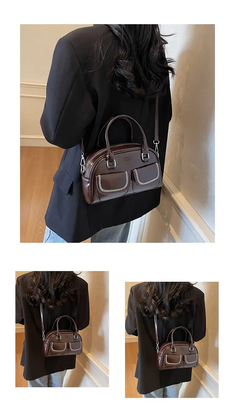 White Korean Style Shoulder Bag 2025 Fashion — feature 15