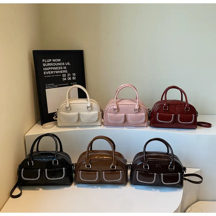 White Korean Style Shoulder Bag 2025 Fashion — feature 17