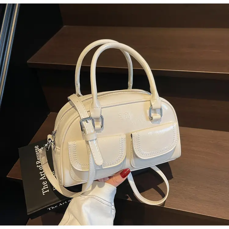 White Korean Style Shoulder Bag 2025 Fashion — feature 20