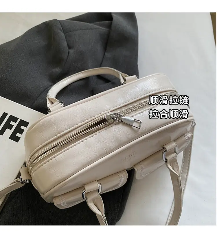 White Korean Style Shoulder Bag 2025 Fashion — feature 5