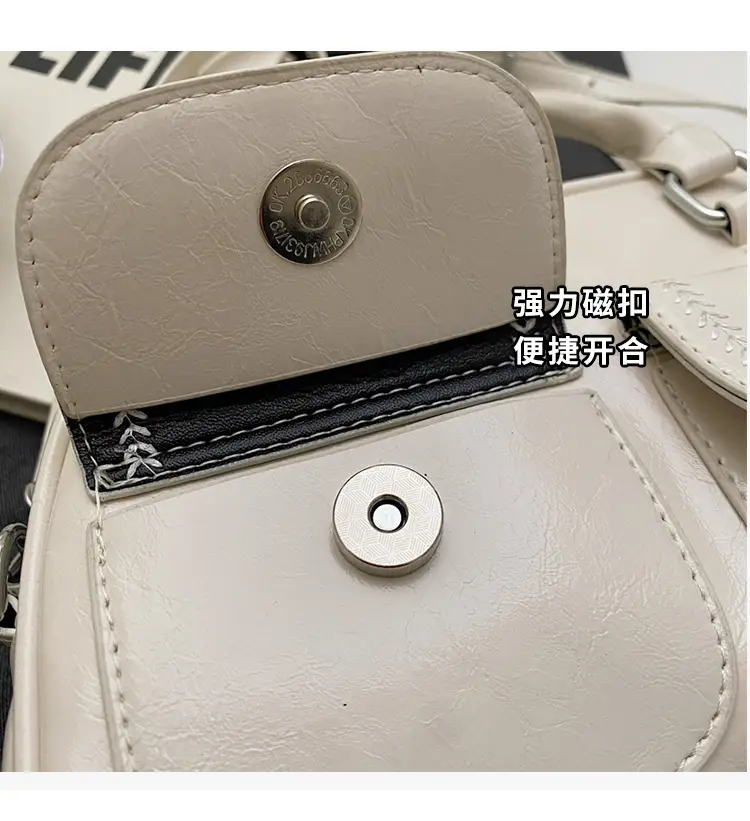 White Korean Style Shoulder Bag 2025 Fashion — feature 6