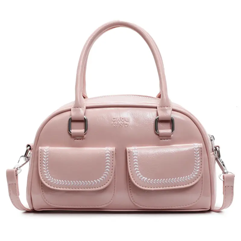 White Korean Style Shoulder Bag 2025 Fashion - Image 4