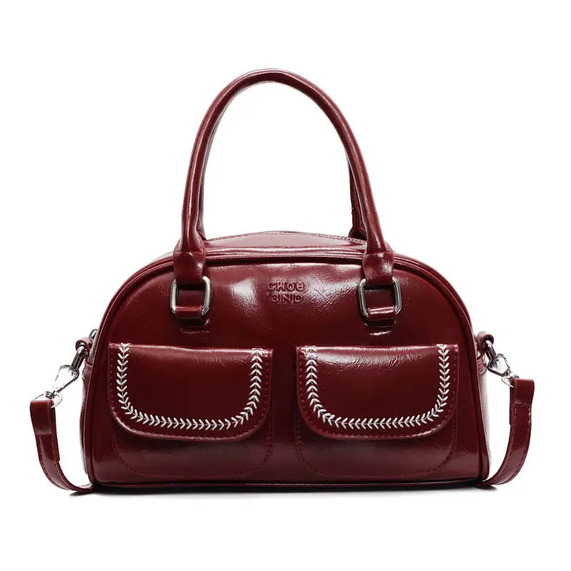White Korean Style Shoulder Bag 2025 Fashion - Image 5