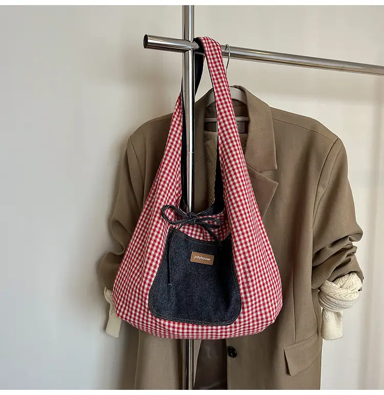 Women Denim Shoulder Bag Retro Casual 2025 Large Capacity — feature 17