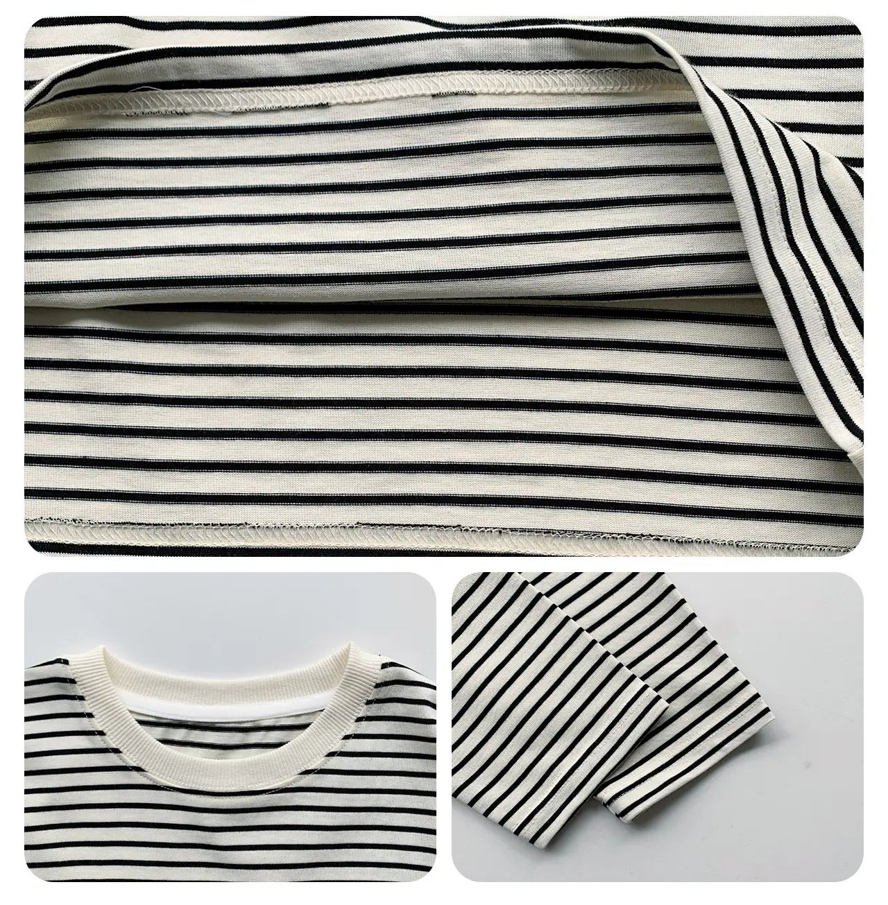 Tongku Boys Striped Long Sleeve T-Shirt — feature 6