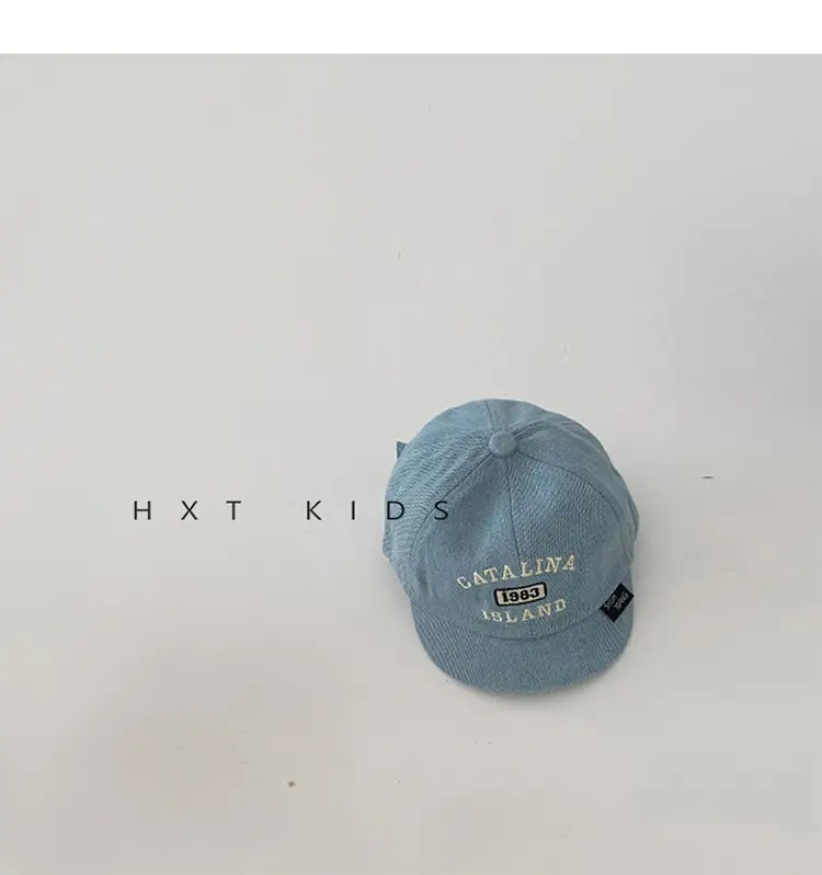 Baby Spring & Autumn Embroidered Cap Set of 3 — feature 8