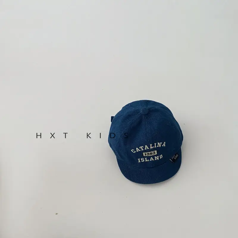 Baby Spring & Autumn Embroidered Cap Set of 3