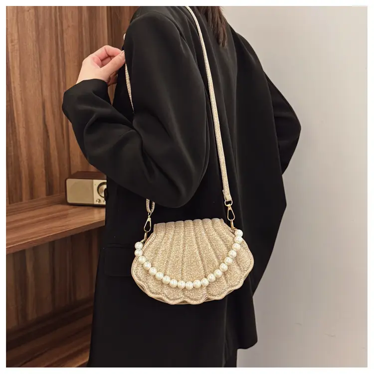 Korean Style Pearl Shoulder Bag 2025 Spring — feature 19