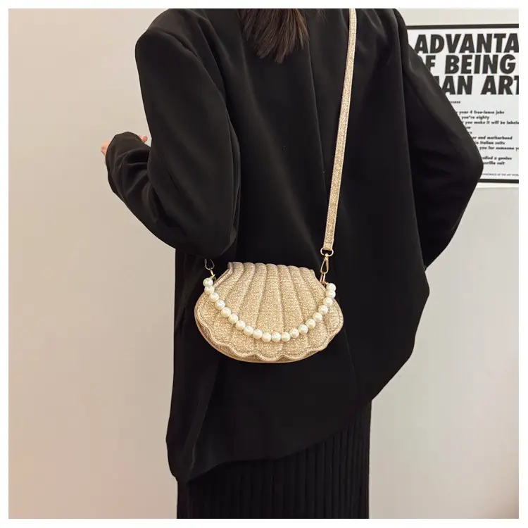 Korean Style Pearl Shoulder Bag 2025 Spring — feature 21