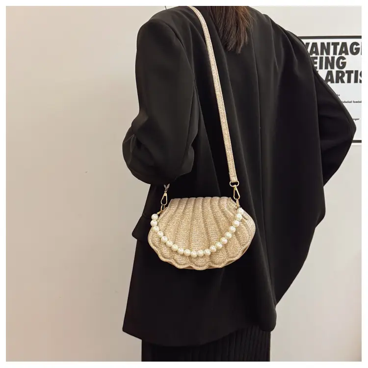 Korean Style Pearl Shoulder Bag 2025 Spring — feature 22
