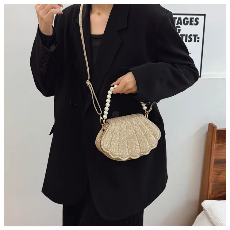 Korean Style Pearl Shoulder Bag 2025 Spring — feature 23