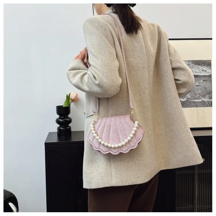 Korean Style Pearl Shoulder Bag 2025 Spring — feature 26