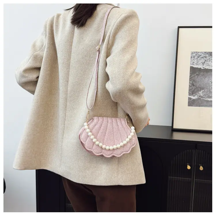 Korean Style Pearl Shoulder Bag 2025 Spring — feature 27