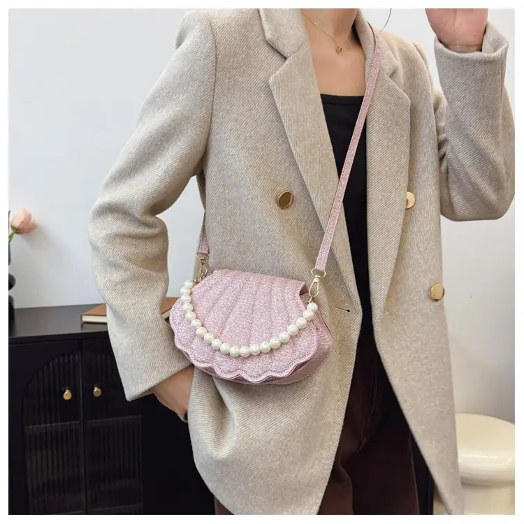 Korean Style Pearl Shoulder Bag 2025 Spring — feature 29