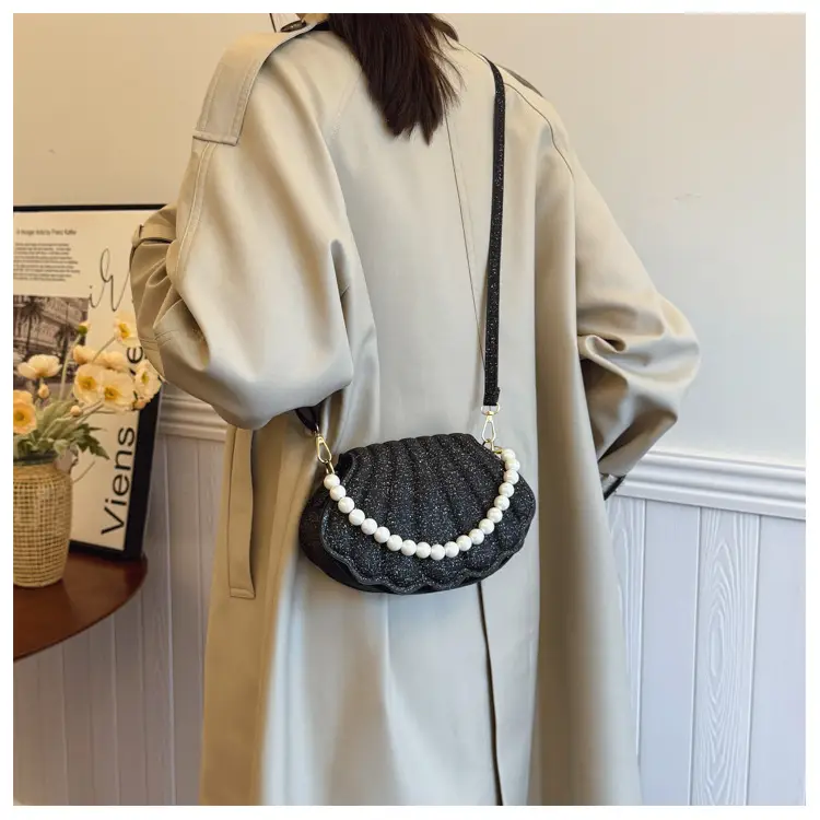 Korean Style Pearl Shoulder Bag 2025 Spring — feature 31