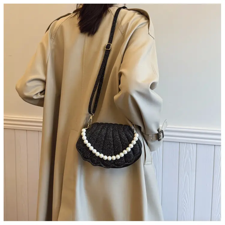 Korean Style Pearl Shoulder Bag 2025 Spring — feature 32