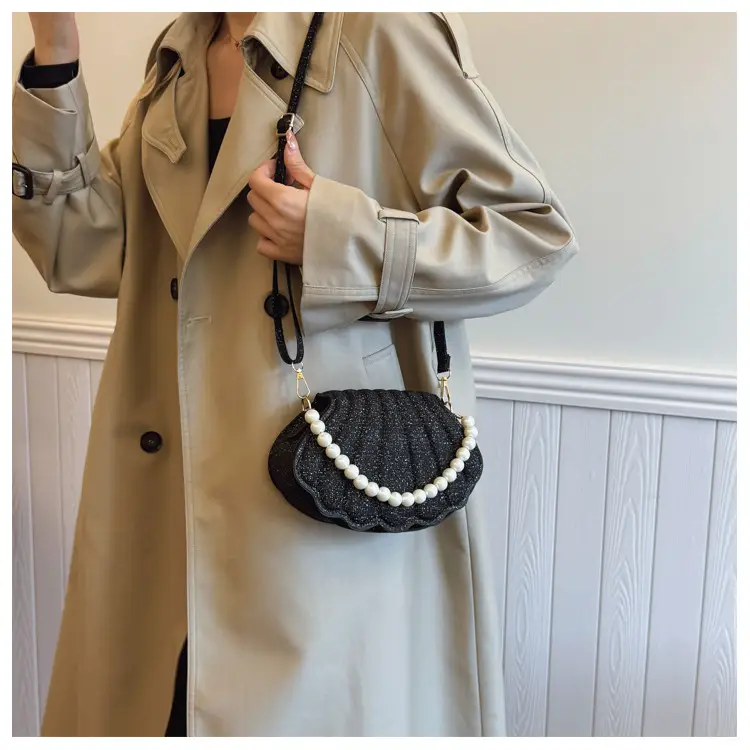 Korean Style Pearl Shoulder Bag 2025 Spring — feature 33