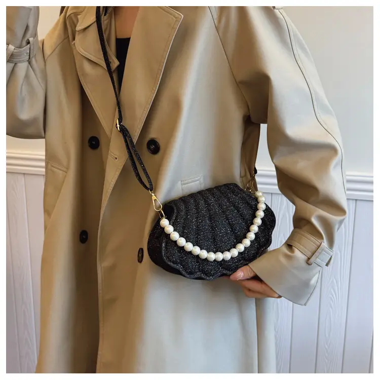 Korean Style Pearl Shoulder Bag 2025 Spring — feature 37