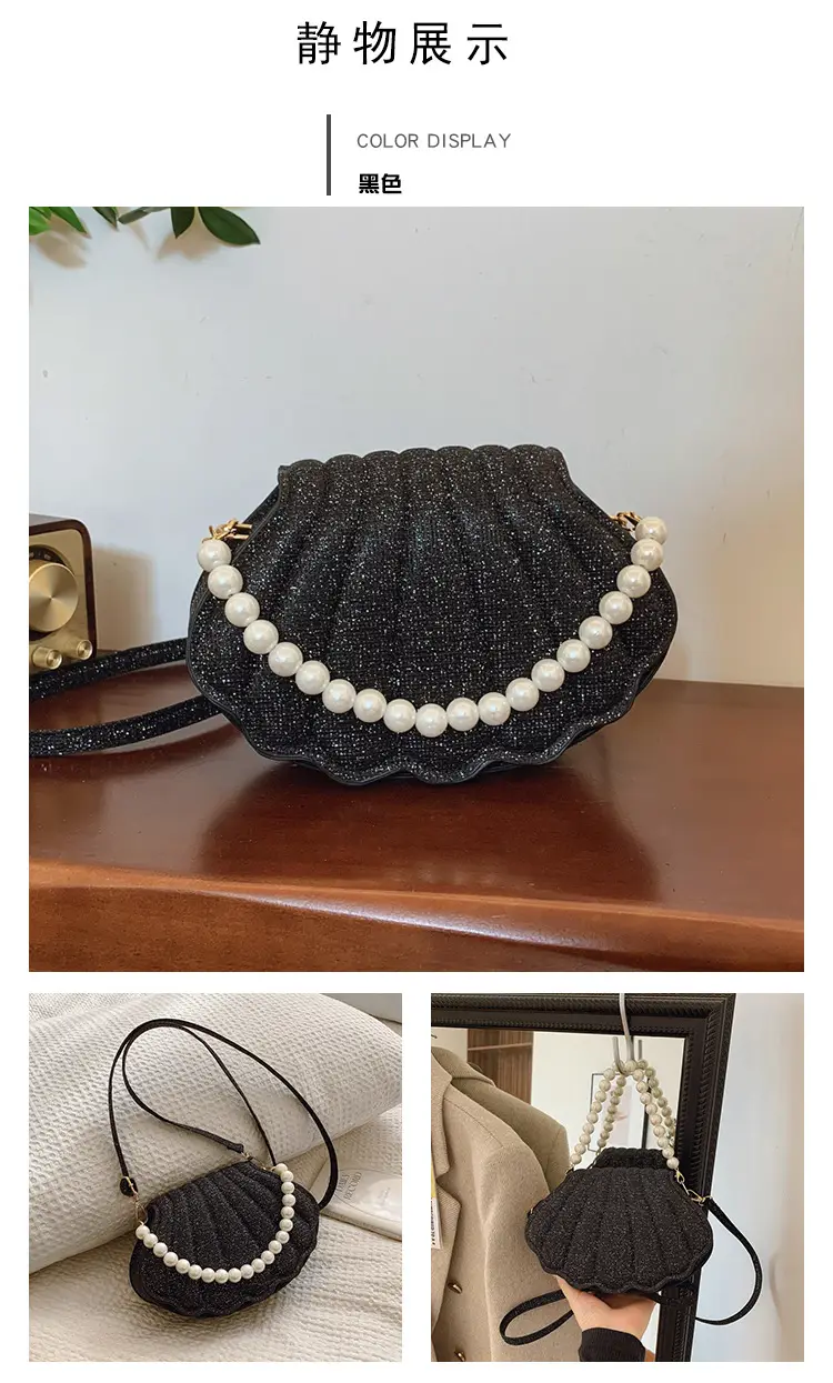 Korean Style Pearl Shoulder Bag 2025 Spring — feature 38