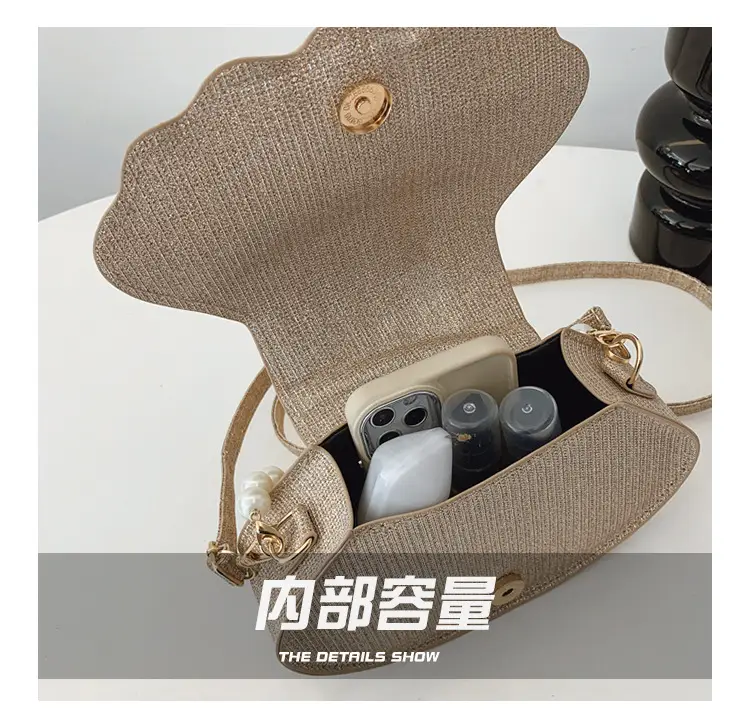 Korean Style Pearl Shoulder Bag 2025 Spring — feature 8