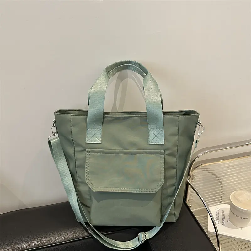 Black Large Capacity Fashion Casual Shoulder Bag 2025 - Image 8