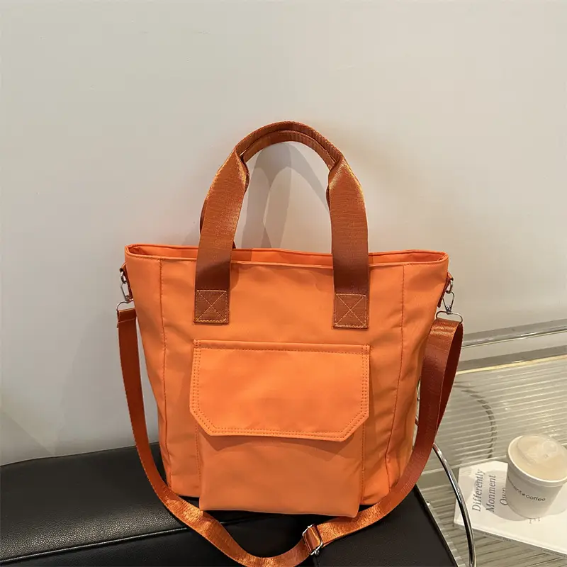 Black Large Capacity Fashion Casual Shoulder Bag 2025 - Image 9