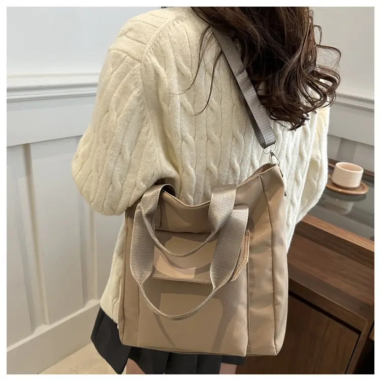 Black Large Capacity Fashion Casual Shoulder Bag 2025 — feature 15