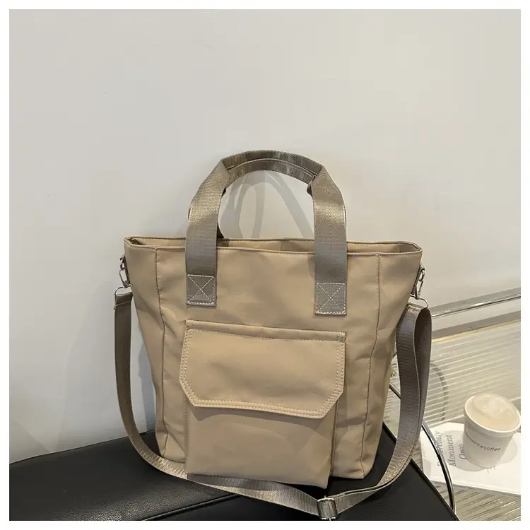 Black Large Capacity Fashion Casual Shoulder Bag 2025 — feature 24