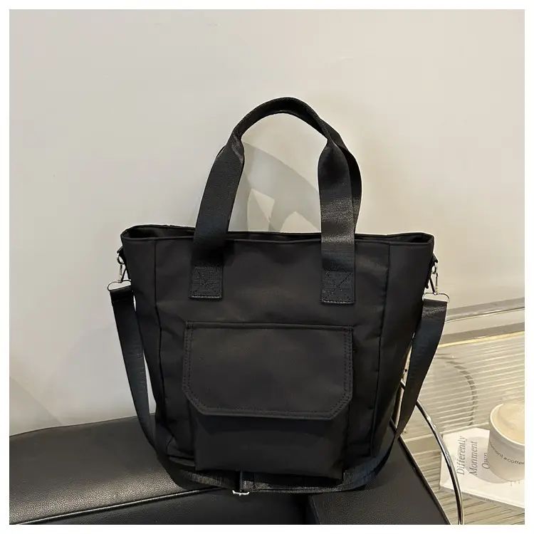 Black Large Capacity Fashion Casual Shoulder Bag 2025 — feature 26