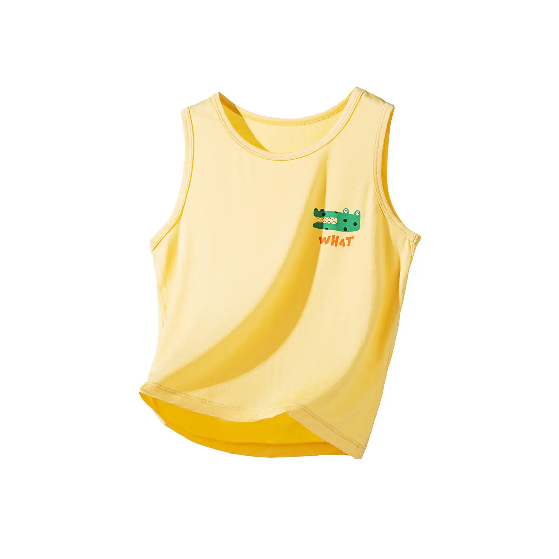 Ultra Thin Baby Sleeveless T-Shirt with Dinosaur Print - Image 2
