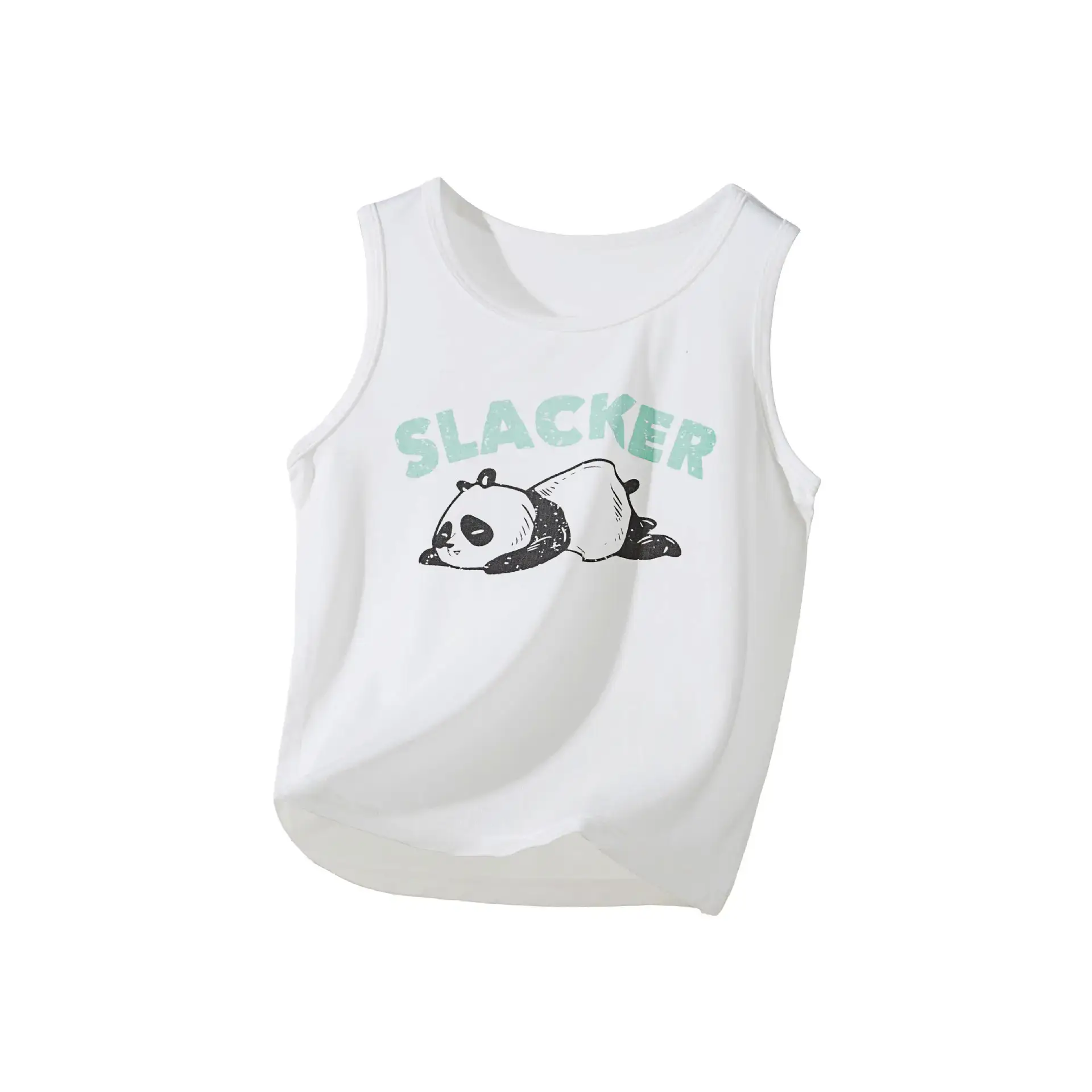 Ultra Thin Baby Sleeveless T-Shirt with Dinosaur Print - Image 4