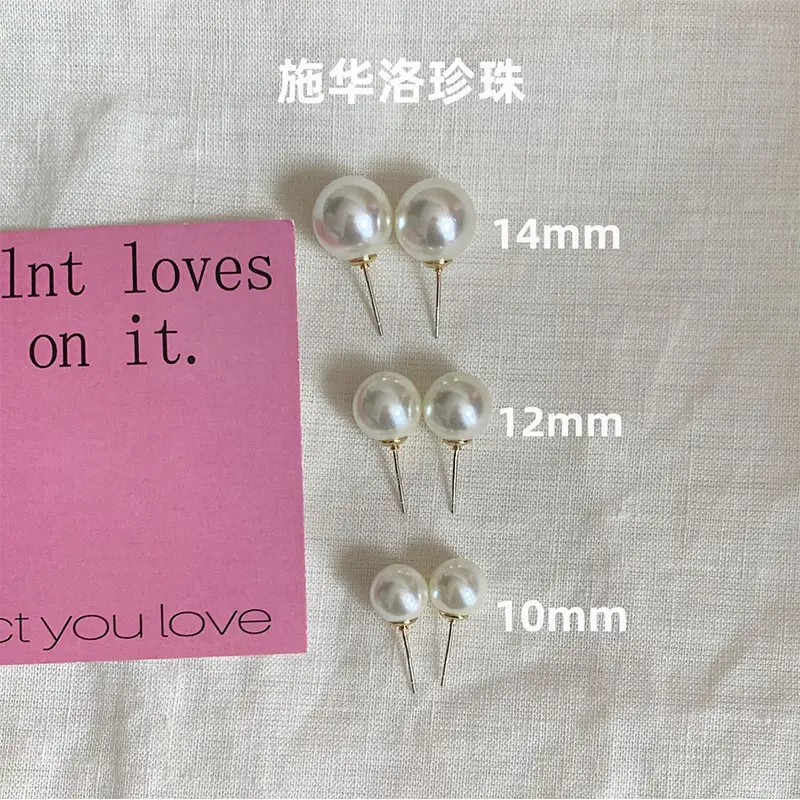 Natural Pearl Earrings High-end 925 Silver Women's Sterling Silver Vintage Mosquito Plate Pearl Ear Clip - Image 15