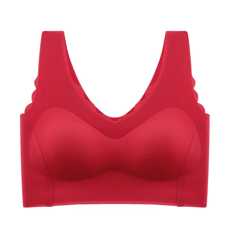Traceless Women's Chest Gathering Bra for Summer - Image 2