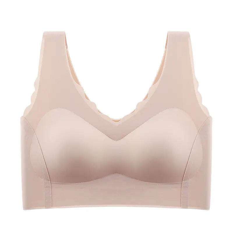 Traceless Women's Chest Gathering Bra for Summer - Image 3