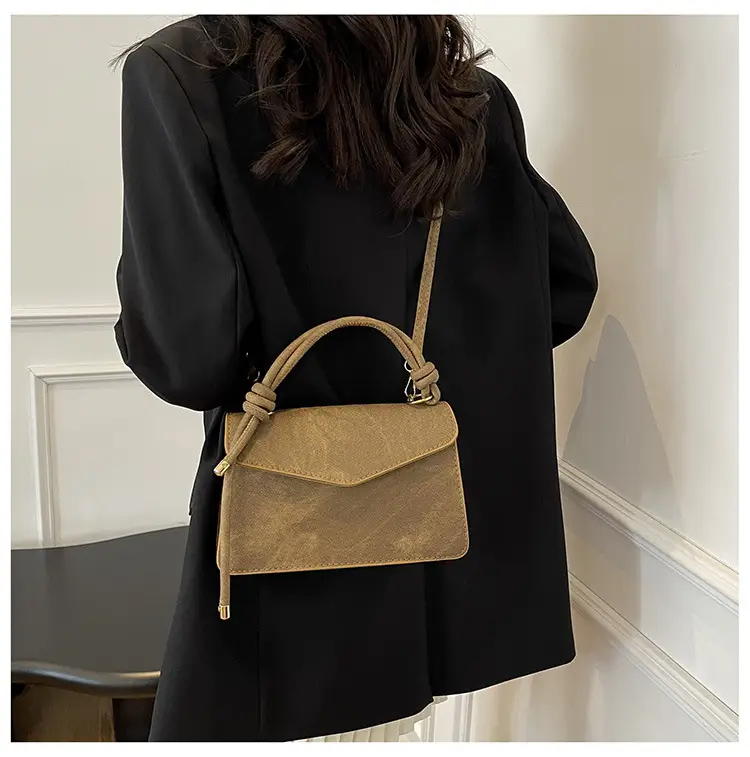 Retro Square Handbag for Women Grey 2025 — feature 15
