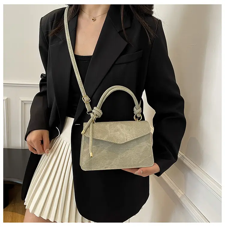 Retro Square Handbag for Women Grey 2025 — feature 18