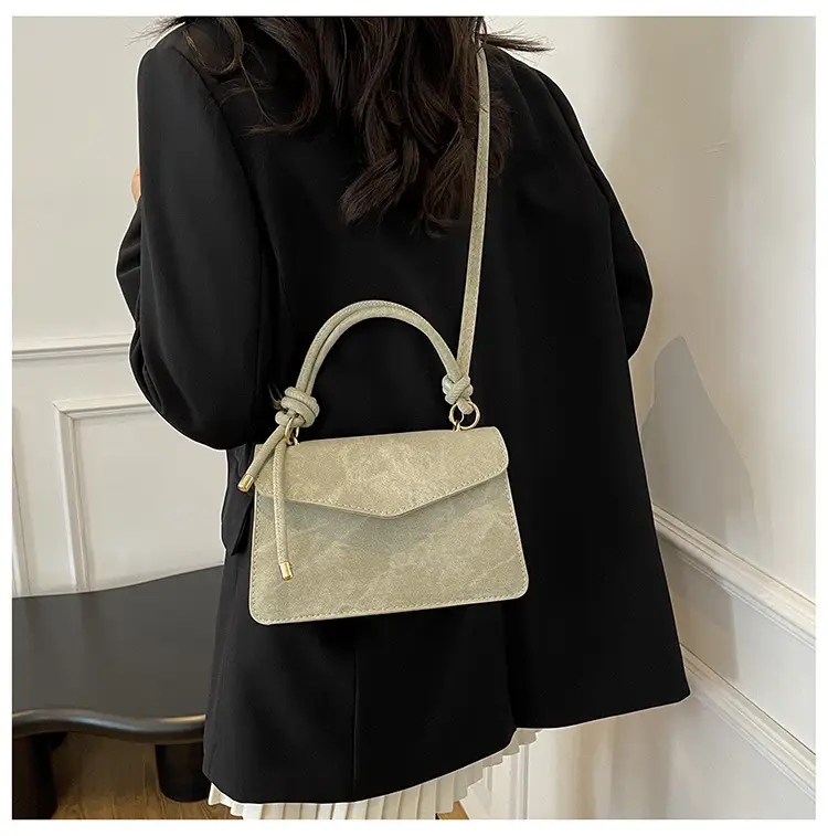 Retro Square Handbag for Women Grey 2025 — feature 19