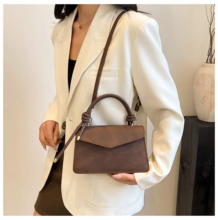Retro Square Handbag for Women Grey 2025 — feature 25