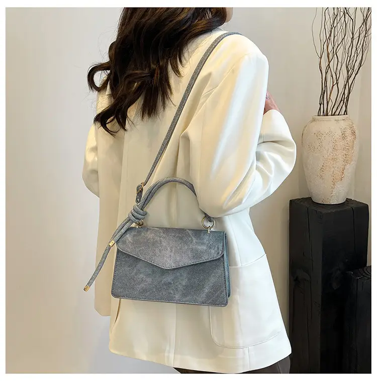 Retro Square Handbag for Women Grey 2025 — feature 28