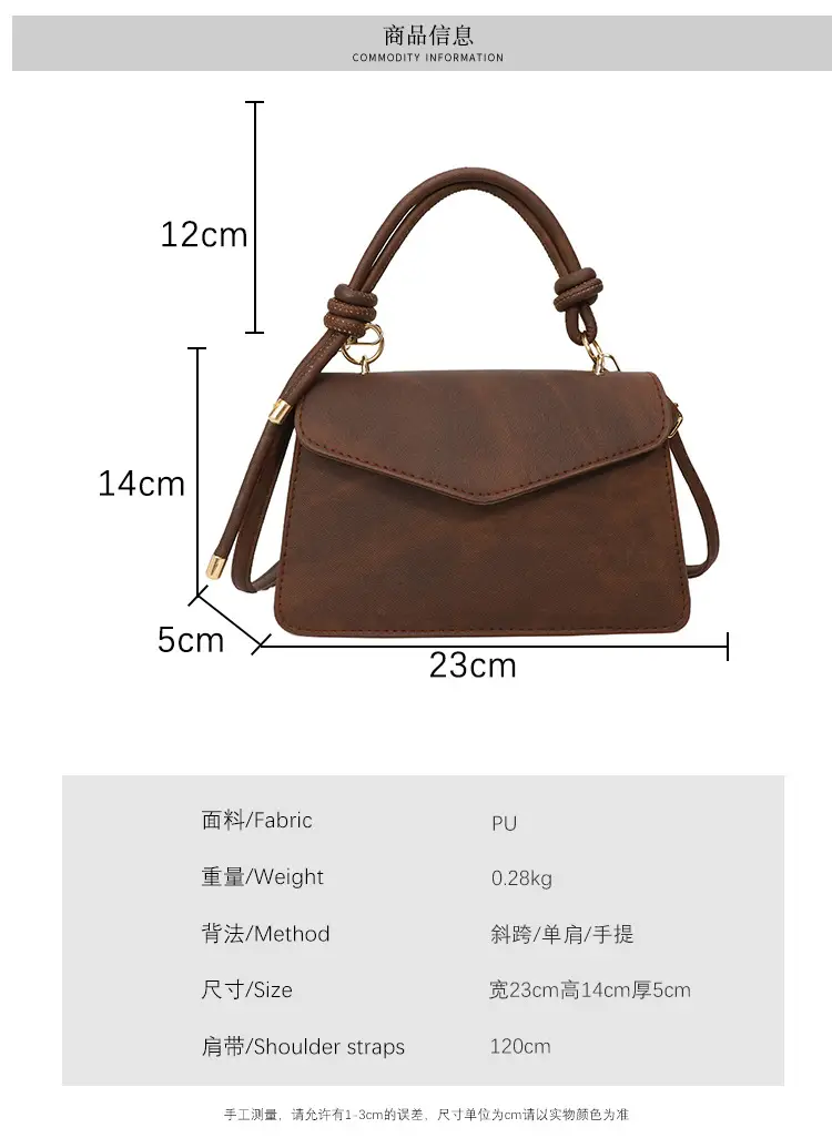 Retro Square Handbag for Women Grey 2025 — feature 3