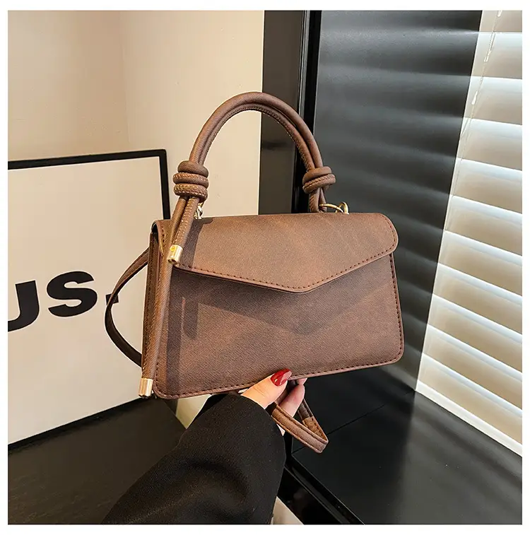 Retro Square Handbag for Women Grey 2025 — feature 34